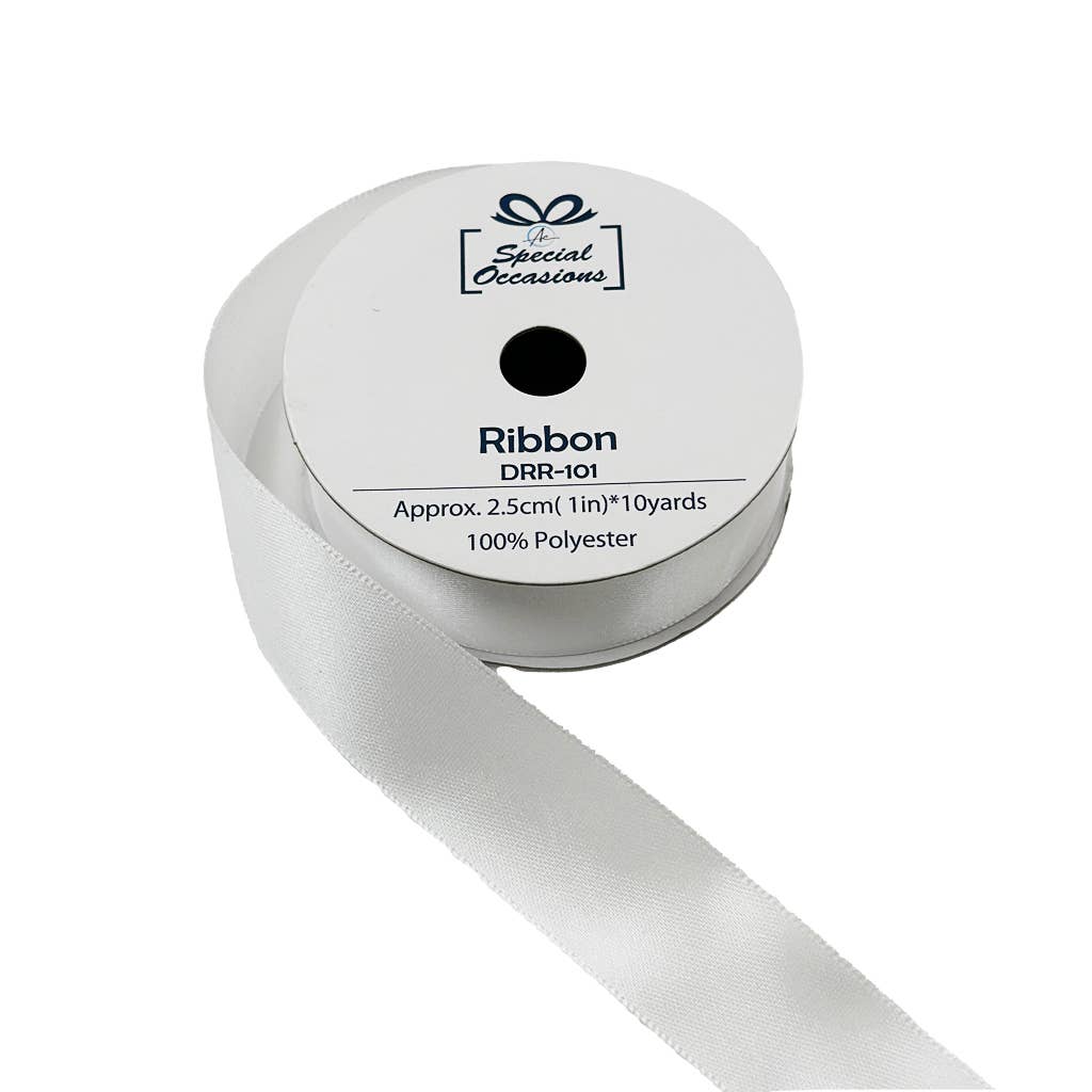 Angels Craft - Wholesale Ribbon – Gift wrapping - Satin Ribbon 1" x 10 Yards Set of 12 (Available 16 colors)0
