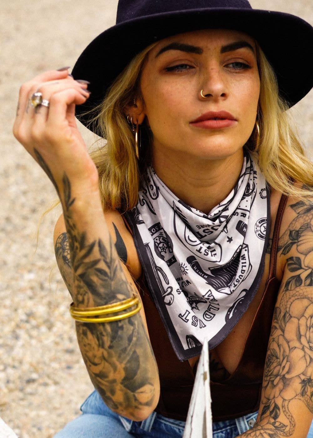 WILDUST - Wholesale Sjaal - Dames - MOTOR SJAAL - WILD SPIRIT GRIJS