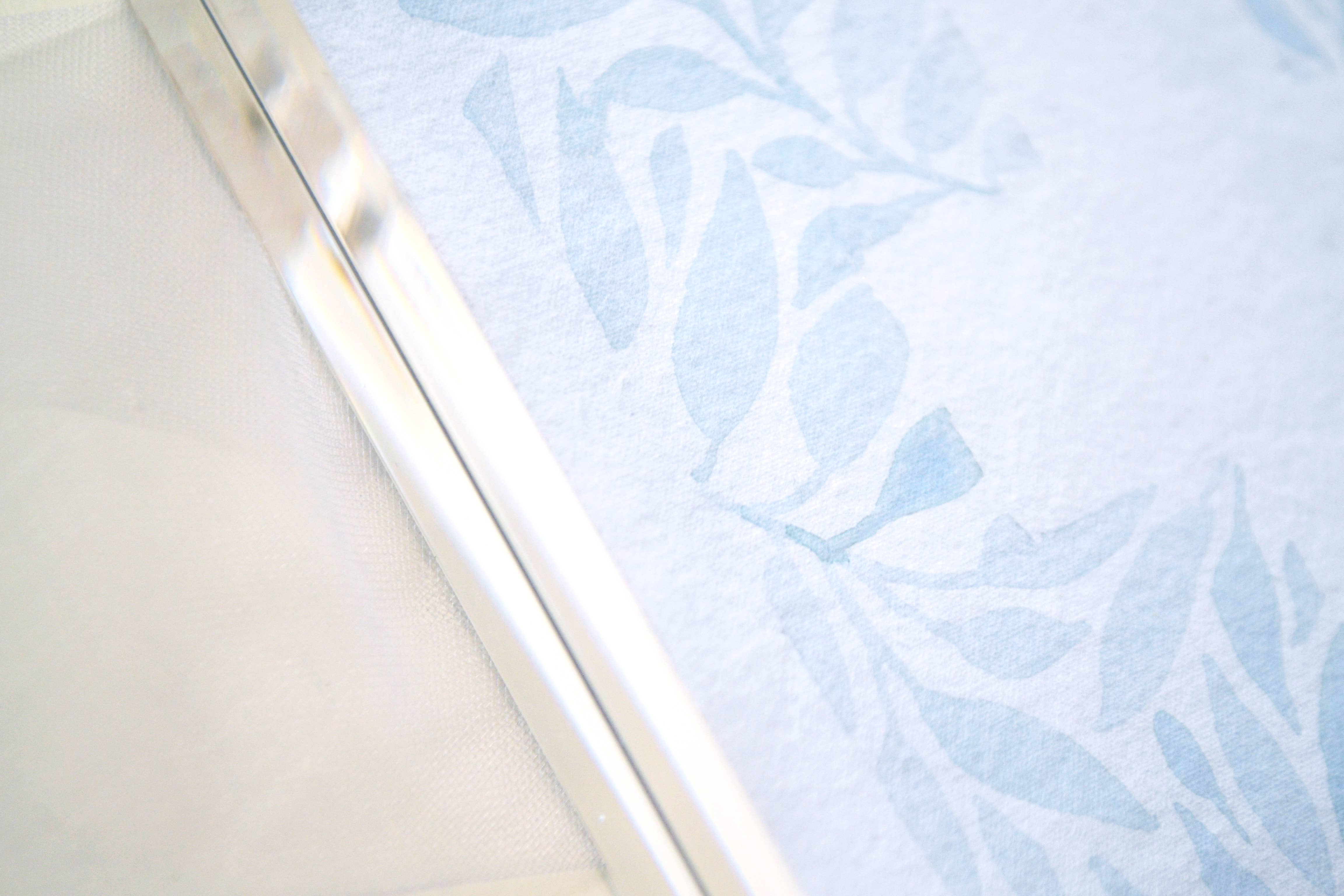 Ellen Davis Creative – wholesale Art print – Pink Square Cross framed in Acrylic1