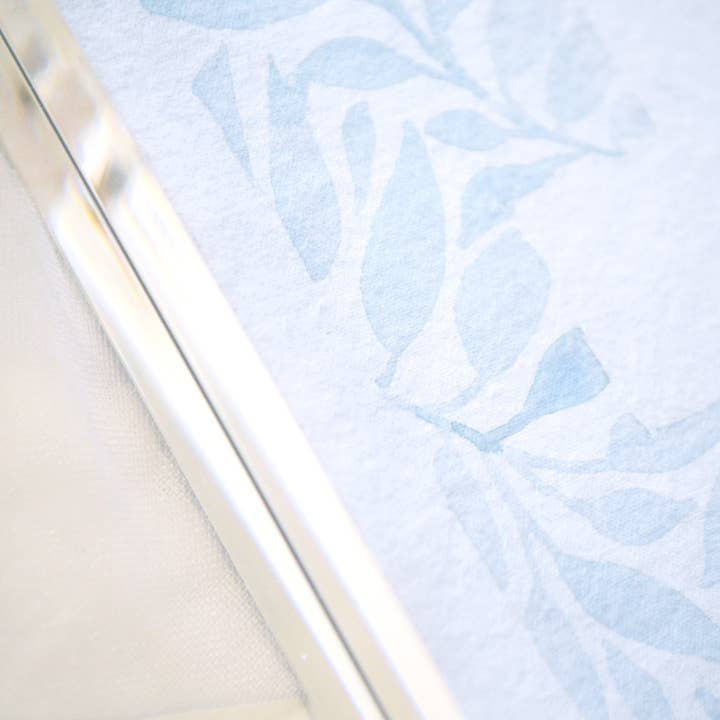 Ellen Davis Creative – wholesale Art print – Pink Square Cross framed in Acrylic1