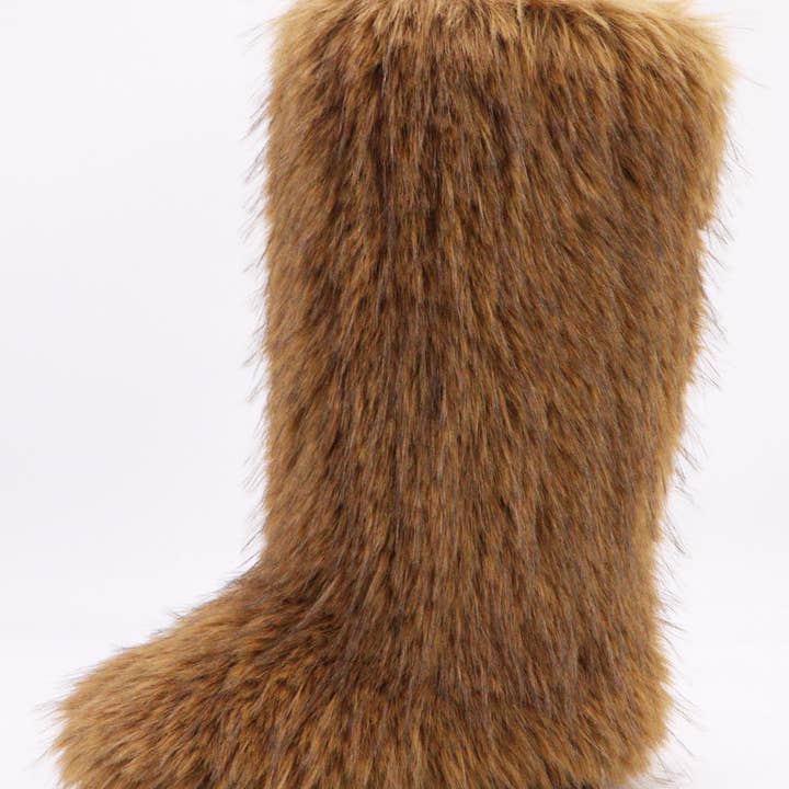 Bamboo ICEBERG-21 Women Fluffy Mid-Calf Cozy Winter Snow Boots-6 Pairs Pack-34.15/Pair for wholesale by Mars Sky Shoes Wholesale