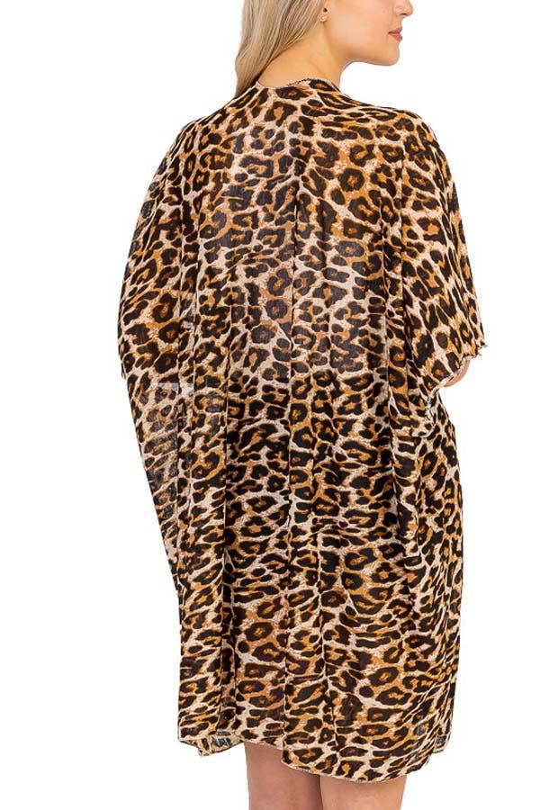 Cap Zone - Vendita all'ingrosso Kimono - Donna - Copricostume per kimono semitrasparente in chiffon3