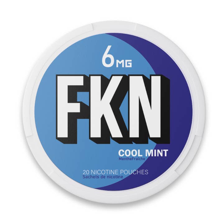 FKN Nicotine Pouches (Cool Mint) 6MG (Sleeve of 5) for wholesale by FKN Rich