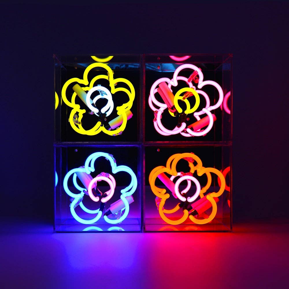 Locomocean - Wholesale Neon Sign - 'Daisy' Mini Glass Neon Sign1