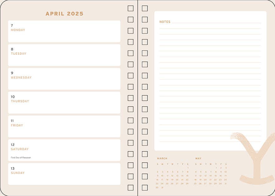 Insight Editions - #1 Pop Culture Publisher - Wholesale Planner - 2025 Yellowstone: The Dutton Ranch 13-Month Weekly Planner4