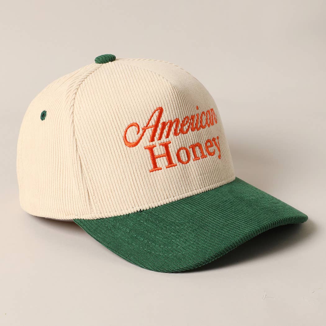 Fashion City - Wholesale Trucker Hat - Unisex - American Honey Corduroy Trucker Baseball Cap12
