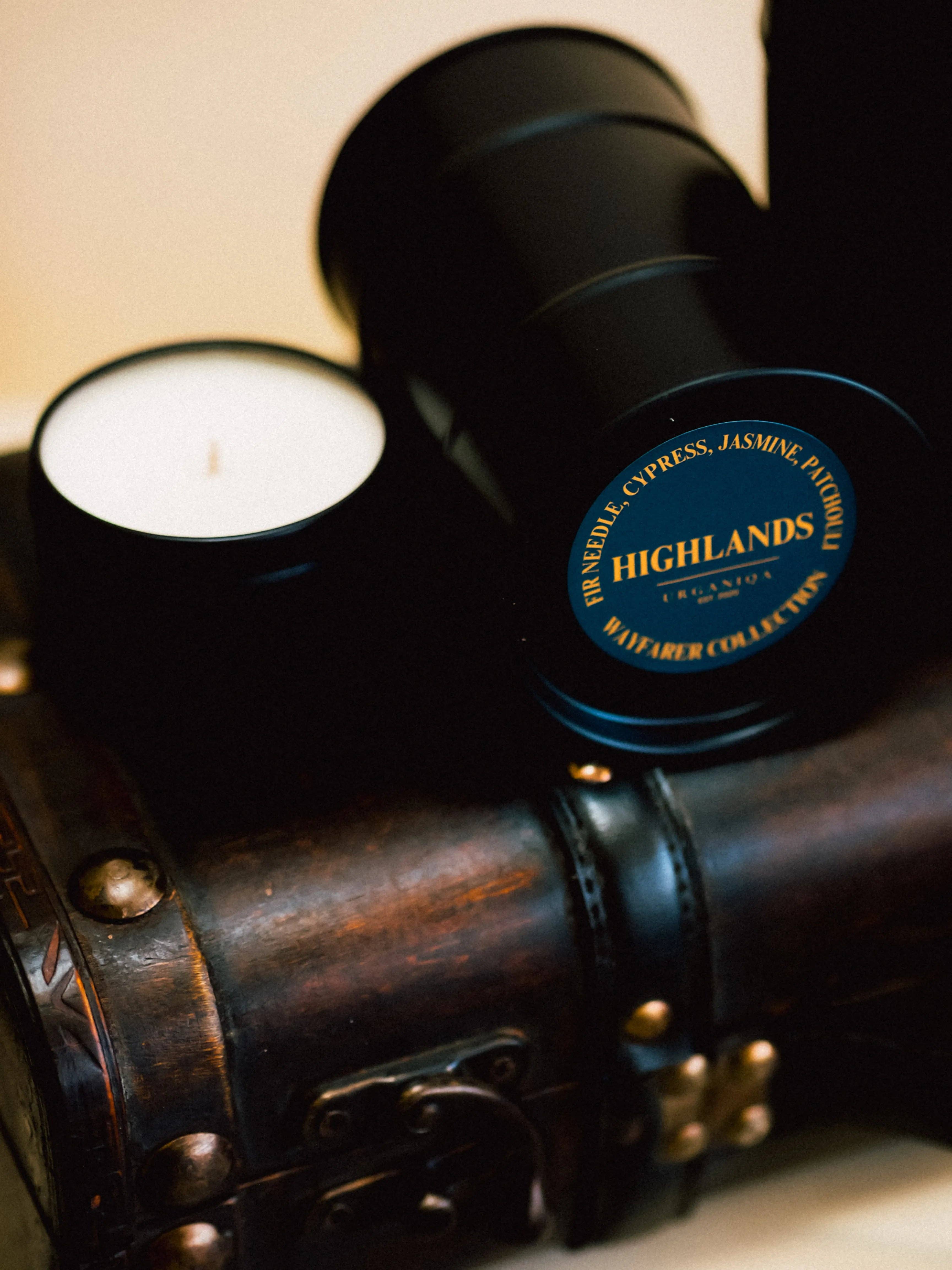 Urganiqa - Wholesale Travel candles - Highlands Soy Candle Travel Tin | Wayfarer Collection1