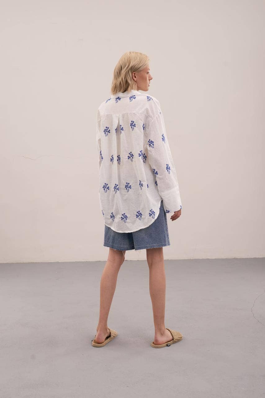Handmade Originals Ukraine - Wholesale Button Down Shirt - Women's - Embroidered Blouse Сourage8