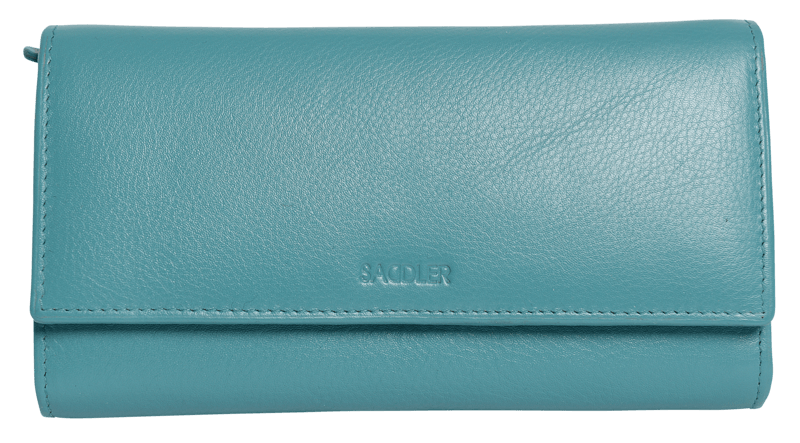 SADDLER - Vente Portefeuille – femme - Grand Portefeuille en Cuir à Sections Multiples "Grace" – Fait Main par Saddler | Protégé RFID & Boîte Cadeau10