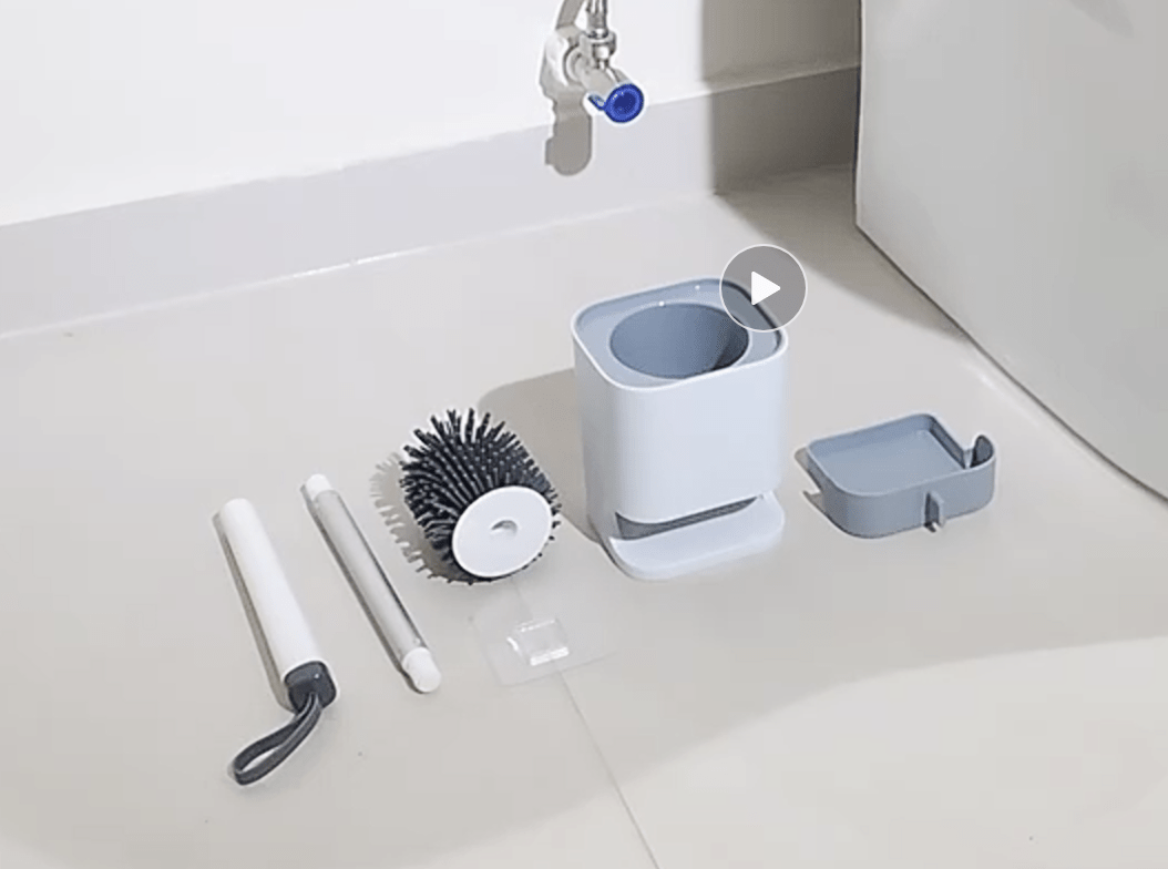 Alpha Wholesale - Wholesale Toilet Bowl Brush - Toilet Brush with Holder – Compact Toilet Bowl Cleaner with Ventilated Stand – Deep Cleaning Bristles – Sleek, Space-Saving Bathroom Accessory6