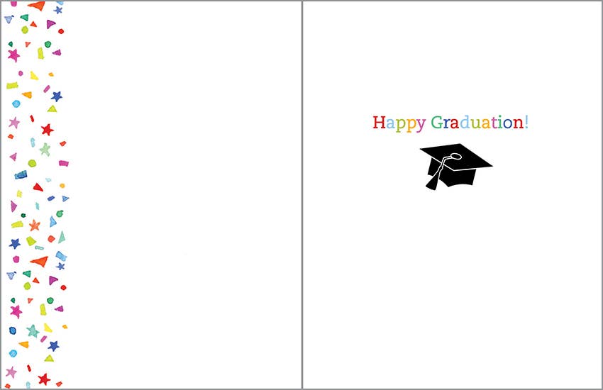 GINA B DESIGNS - Wholesale Graduation Card - Graduation Greeting Card - You Did It!1