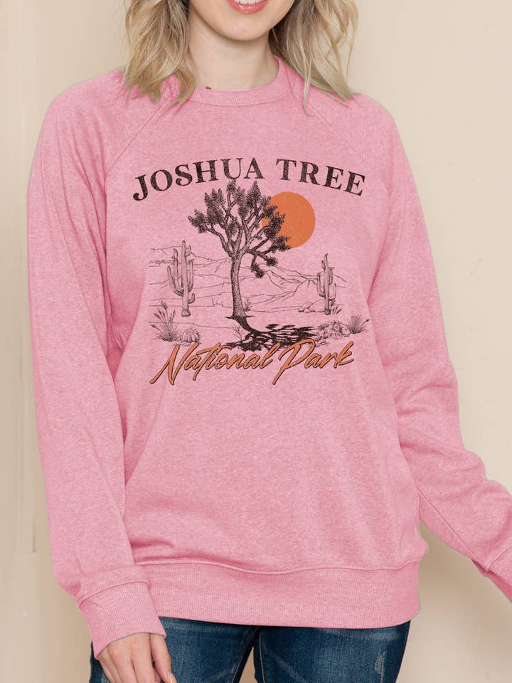 1142CL - Felpa a girocollo - Joshua Tree per la vendita all'ingrosso da parte di BouTeeQue Closet