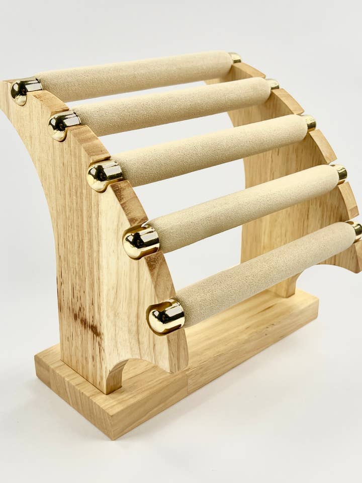 Wooden ring display PR91005-2000 for wholesale by COSMOS