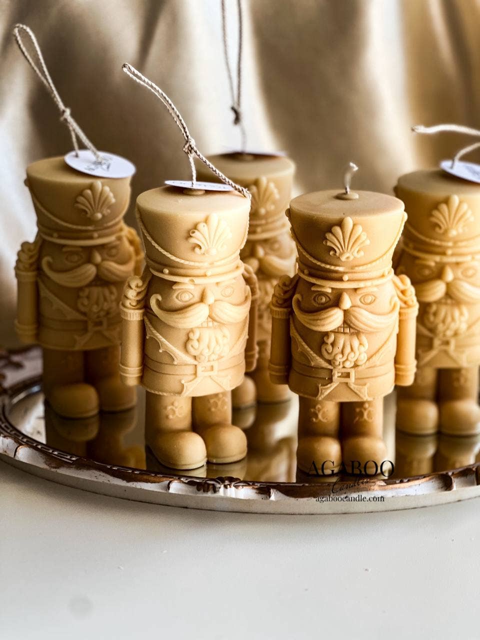 Agaboo Candle - Wholesale Novelty Candle - Christmas Shorty Nutcracker Statue Candle 5.5x2in 3