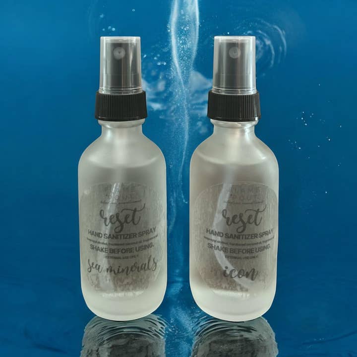 Reset – Spray de Higienizador de Mãos Perfumado e Hidratante de Luxo | 60 ml por atacado de Flame + Pout