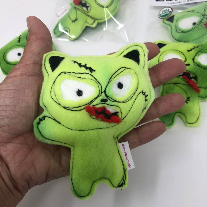 Miso Handmade - Wholesale Pet toy – Cat - Zombie Cat Catnip Toy4