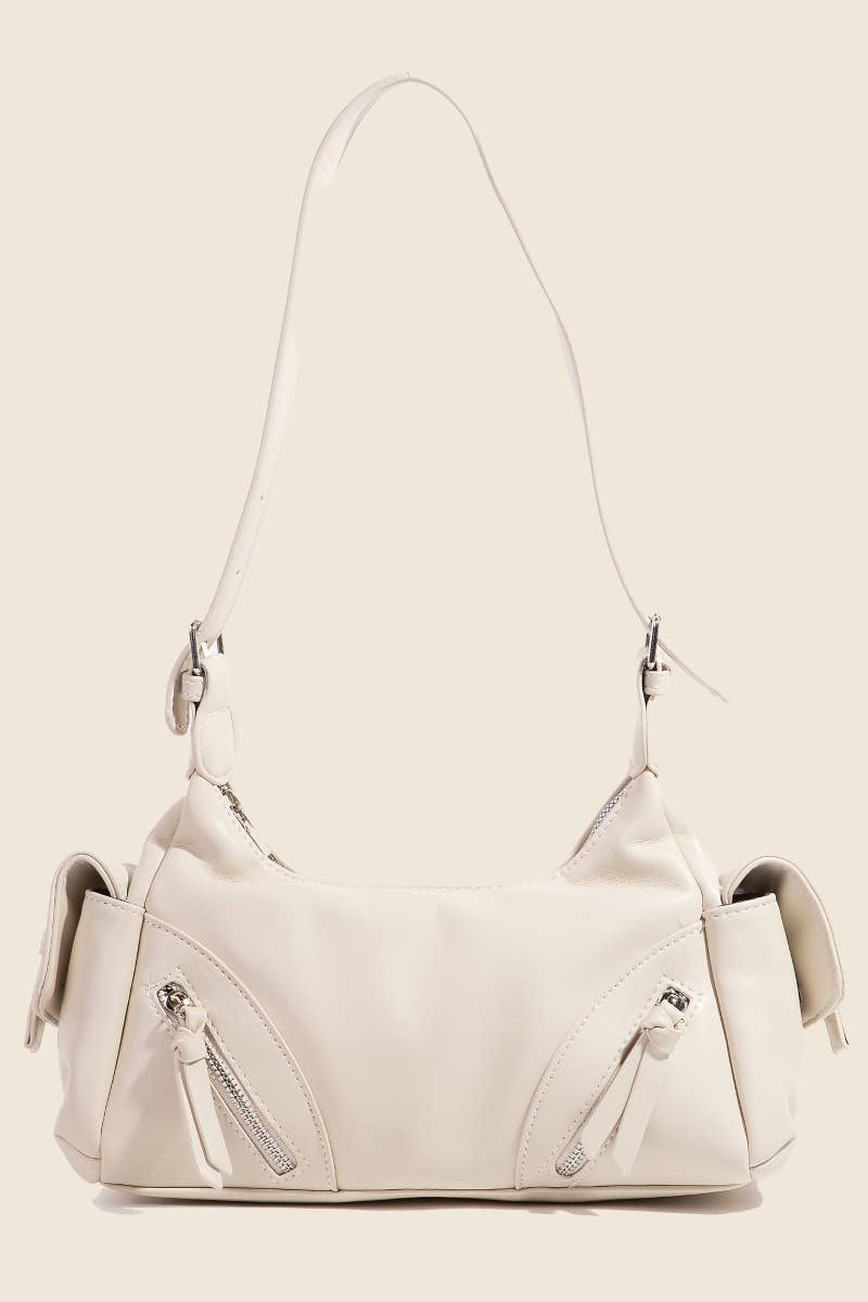 Anarchy Street - Vendita all'ingrosso Borsa a tracolla - Donna - Borsa a Mano in Pelle con Multi Tasche6