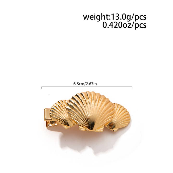 Little Trendy - Wholesale Hair Clip - Women's - Marine life alloy hair clip beachside Sea Star hair clip9