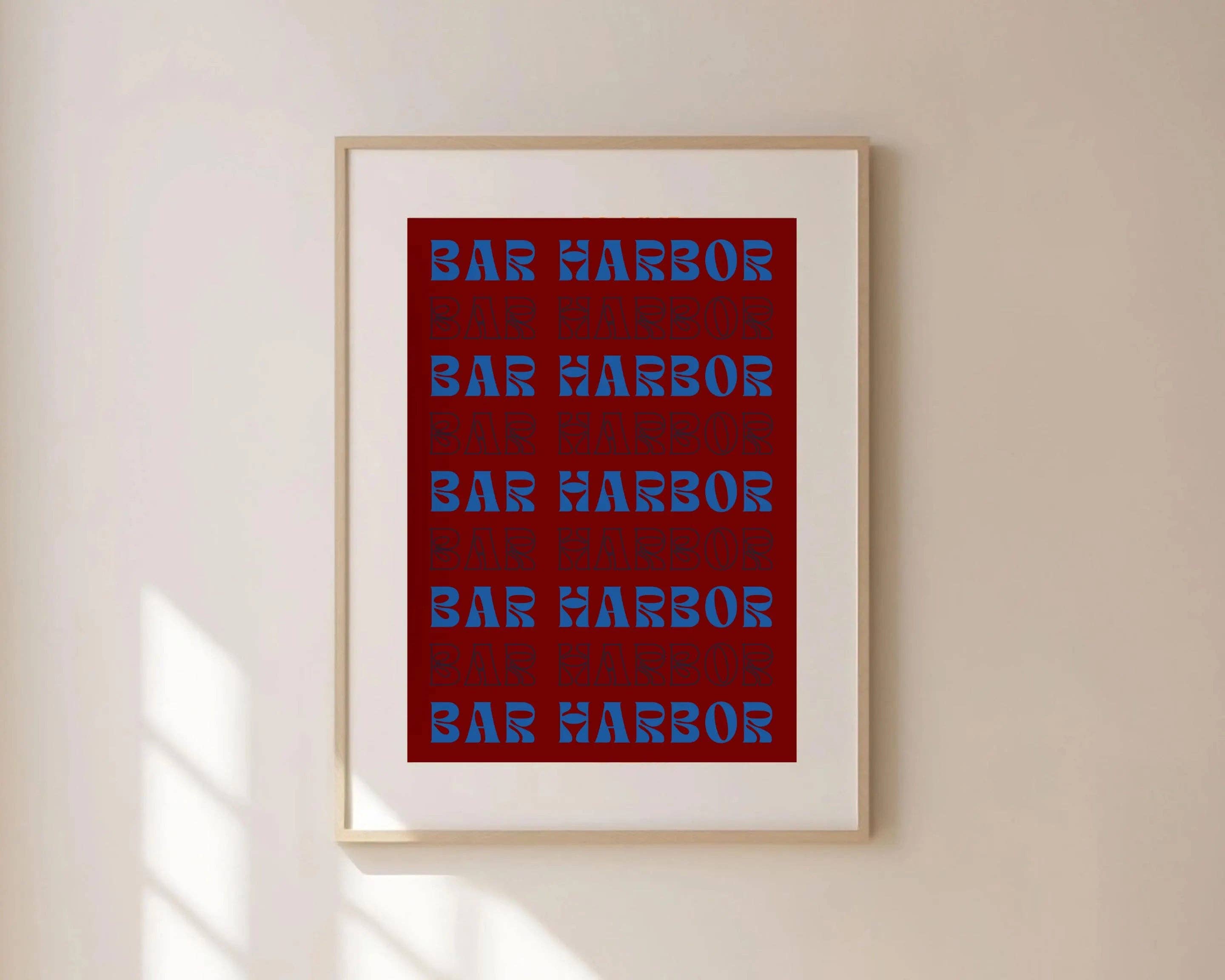 Olive Street Collective – wholesale Art print – Bar Harbor Maine Print8