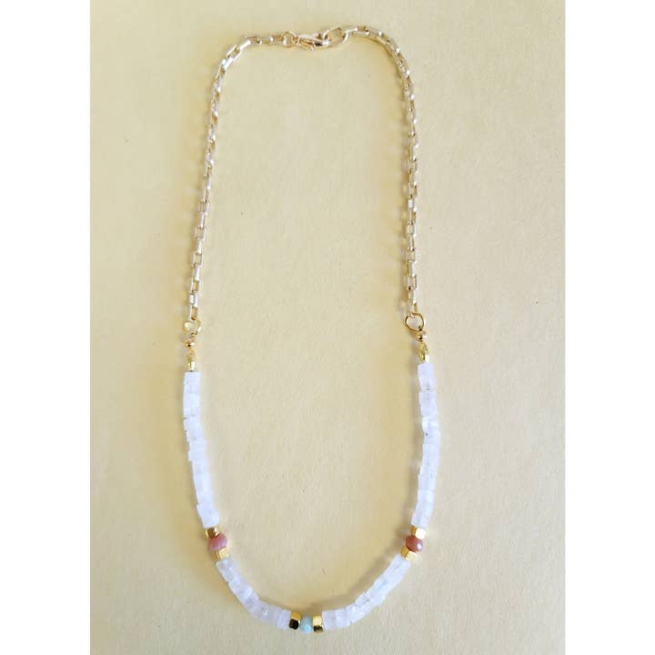 Colar de ouro Moonstone por atacado de MINU Jewels