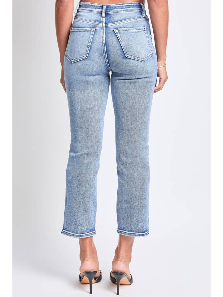 YMI - Wholesale Jeans - Women's - Luxe High Rise Vintage Stretch Straight Leg Jeans-P0271608