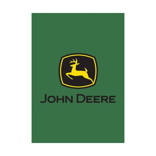 Birchwood Trading - Wholesale Throw Blanket - John Deere Luxury Fleece Throw with Sherpa backing