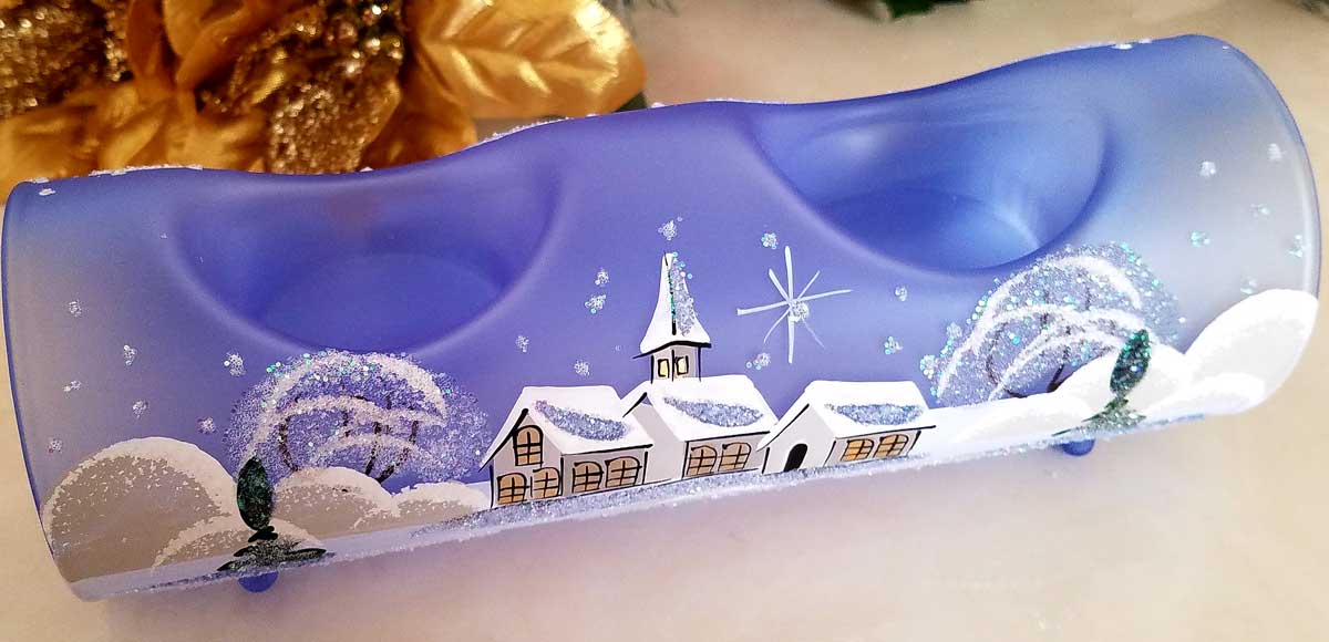 Glass by Iness - Wholesale Candle Holder - Dual Candle Holder - Centerpiece Style31