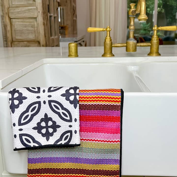 Bloom Towels - Wholesale Tea Towel - B142 Sunset Serape5