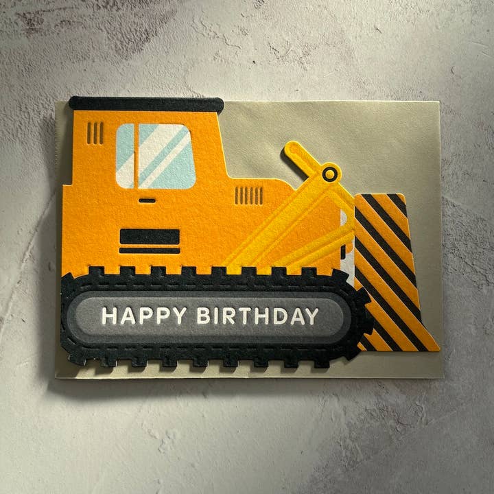 Heyyy Ltd – wholesale Birthday card – Digger (birthday) Card1