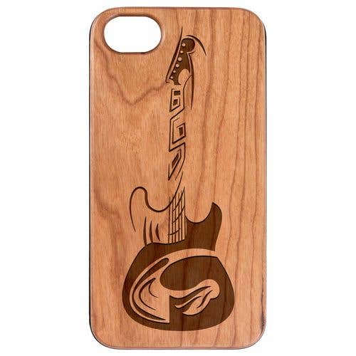 Cherry Wood - Gitaar 1 Gegraveerd voor wholesale door OTTO CASE