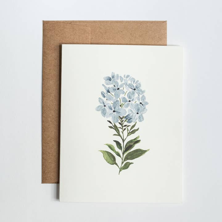 Blank Greeting Card - Watercolour Flower for wholesale by Cardinal Farmhouse