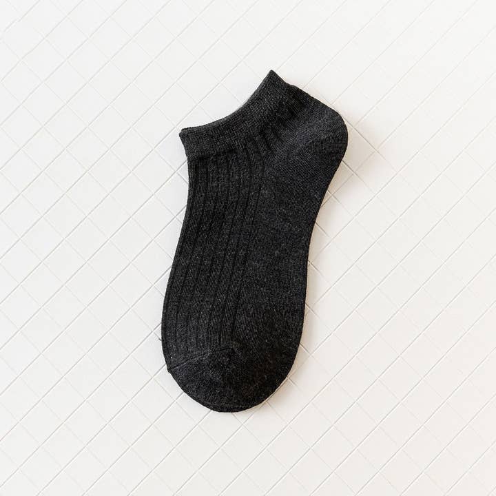 ACCITY - Wholesale Socks - Women's - INSTEP VERTICAL WRINKLE ANKLE SOCKS_CWMS090