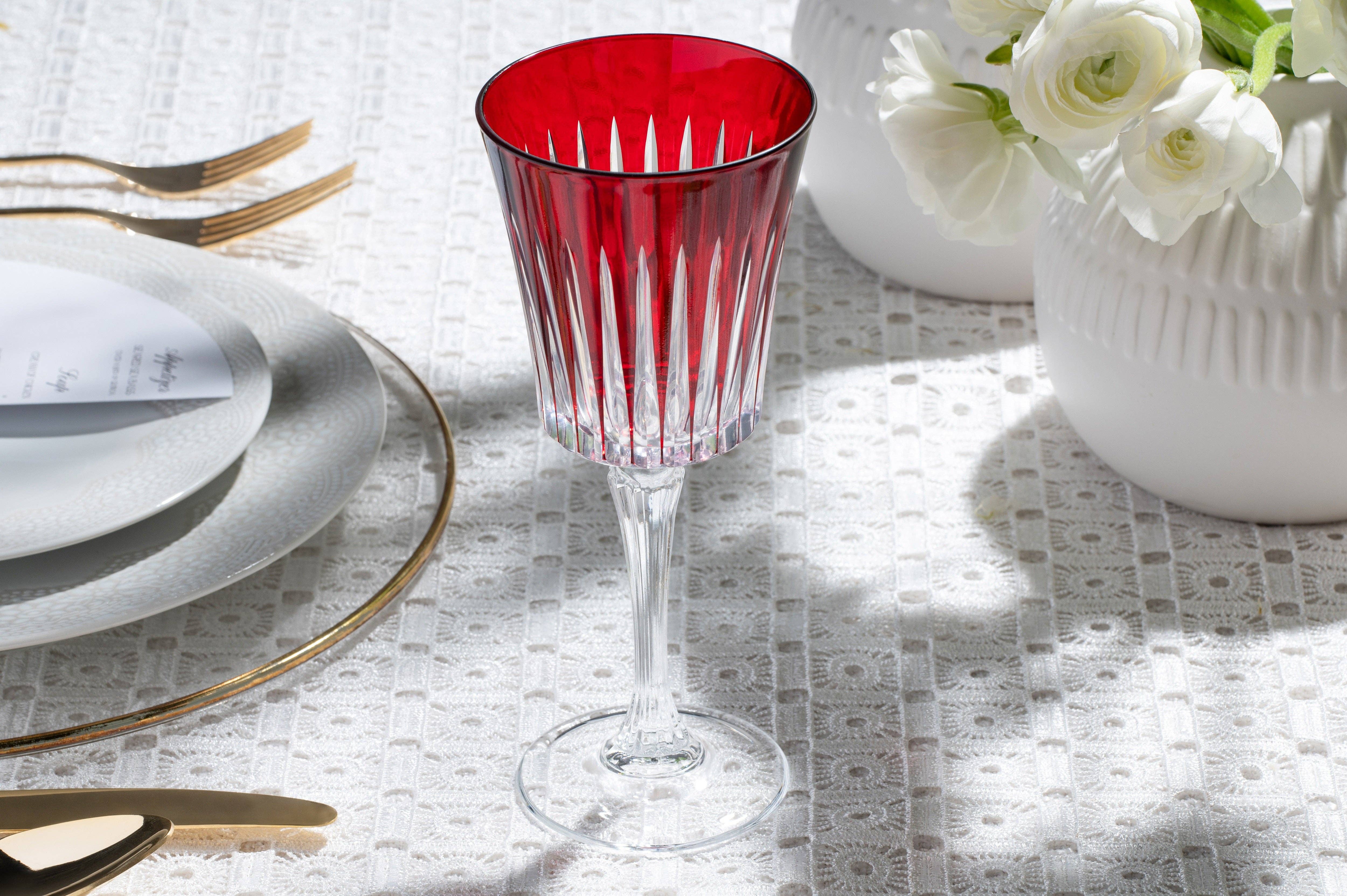 Barski – Großhandel Weingläser – Barski Rubinglas Weinglas-Set, 10 oz (ca. 295 ml), 6-teilig2