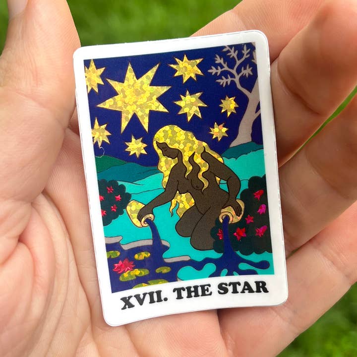 The Star- Holographic Stardust Sticker for wholesale by Paint My World Rainbow
