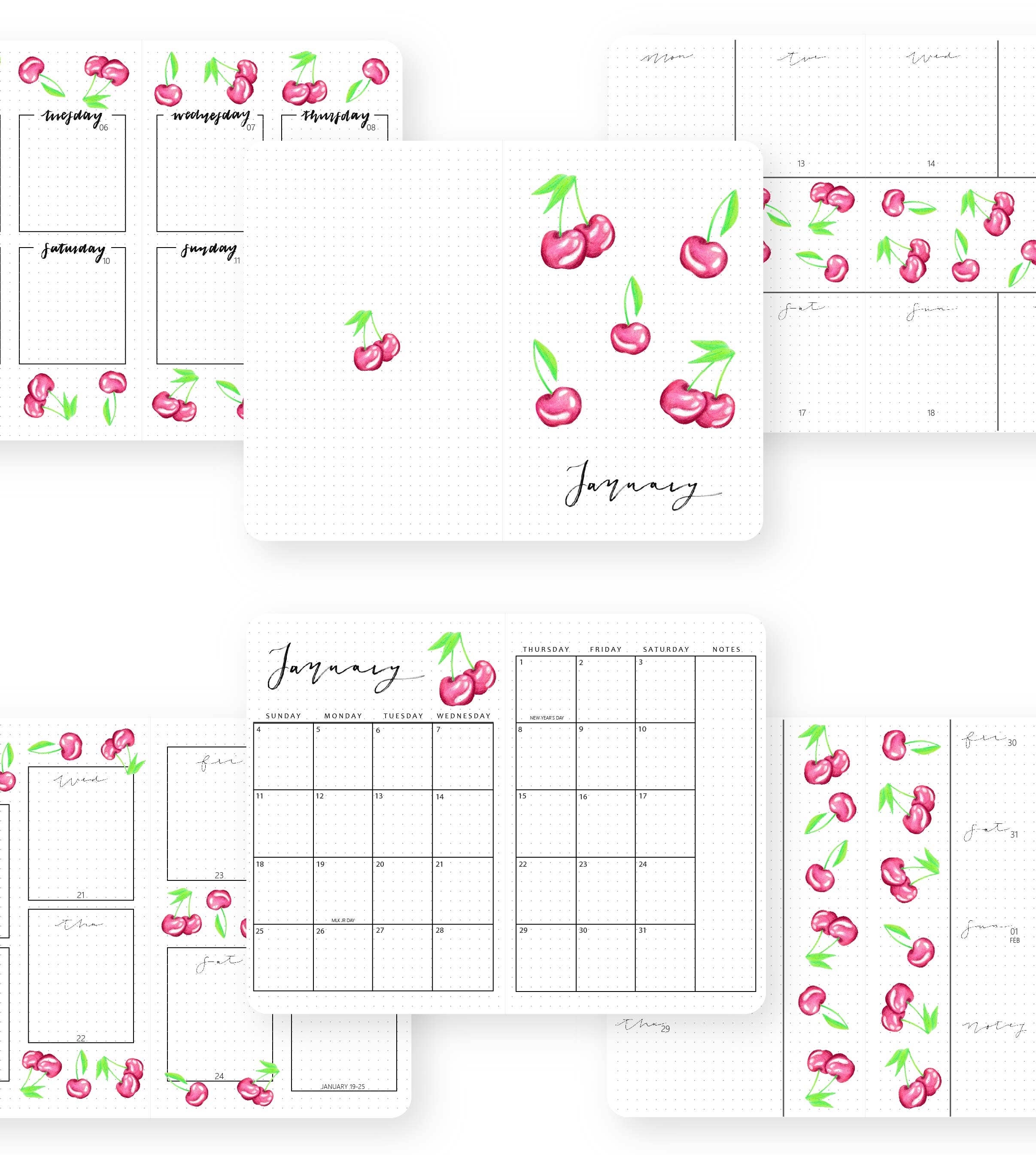 Linda Tong Planners - Wholesale Planner - 2026 Illustrated Planner Light Gray11