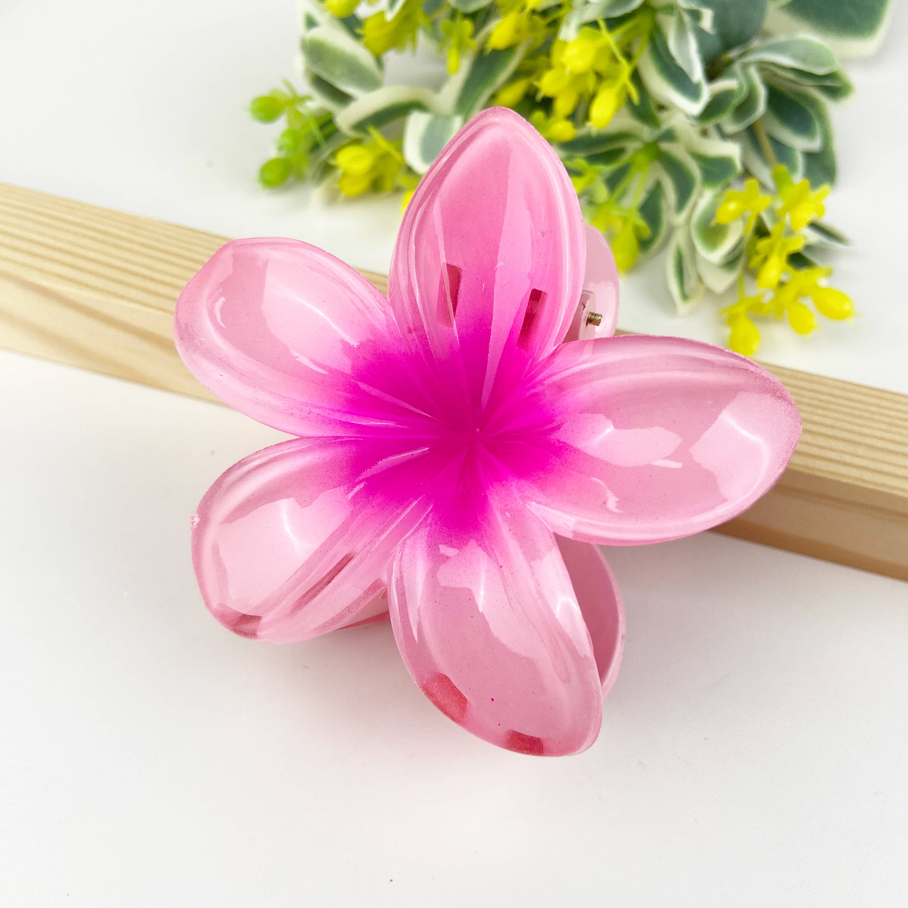 SoapElenGlen - Wholesale Hair Clip - Women's - Colorful plumeria hair Clip3