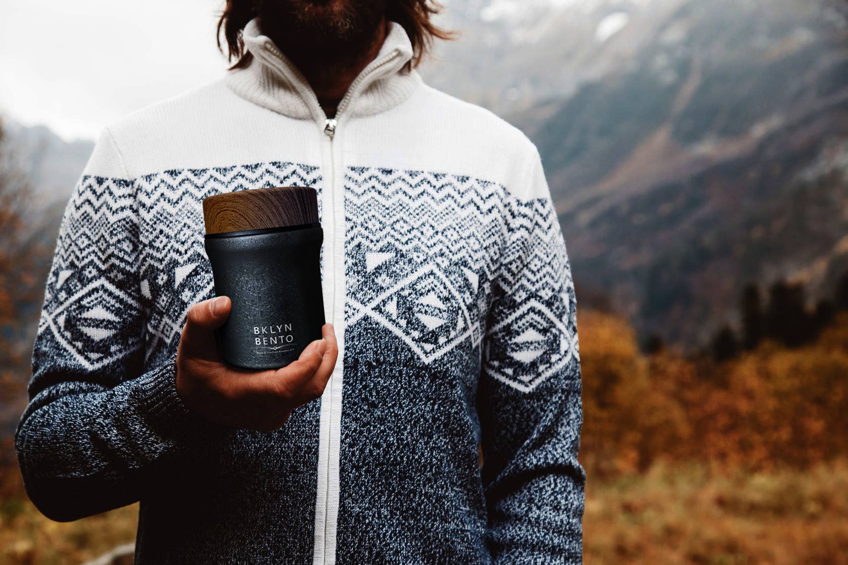 Bklyn Bento - Vendita all'ingrosso Contenitori per alimenti - Barattolo per alimenti medio (14 once) +cucchiaio in bambù7