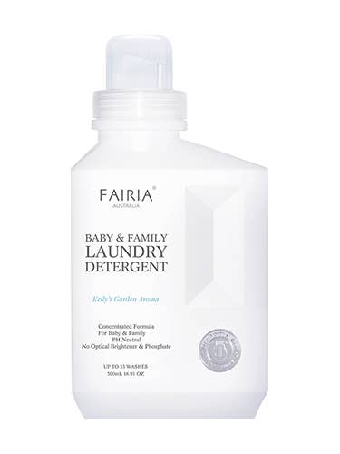 Baby- og familievaskemiddel med Kelly’s Garden duft for engroshandel hos FAIRIA
