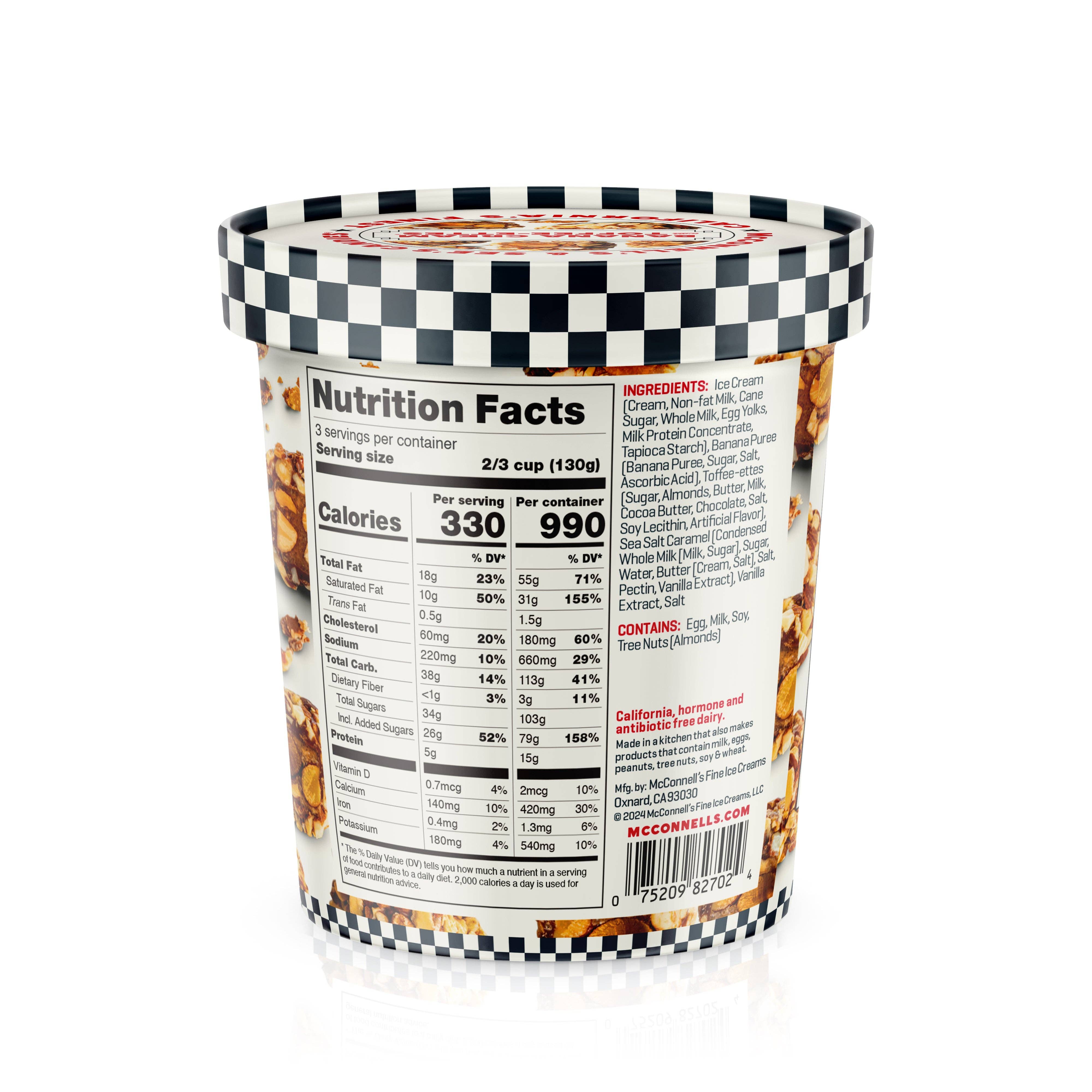 McConnell's Fine Ice Creams - Wholesale Ice Cream/Sorbet - Banana Cream with Toffee-ettes2