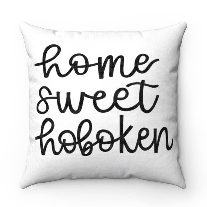 Hudson Main - Wholesale Throw/Decorative Pillow - Home Sweet Hoboken Throw Pillow0