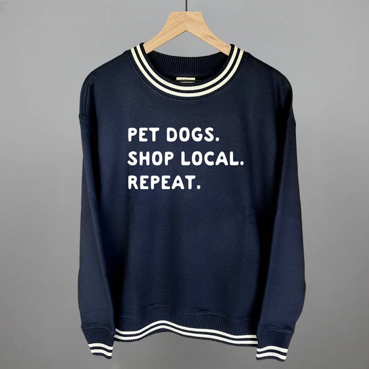 Ivy + Cloth - Wholesale Screen Printed T-Shirt - Unisex - Pet Dogs. Shop Local. Repeat.11