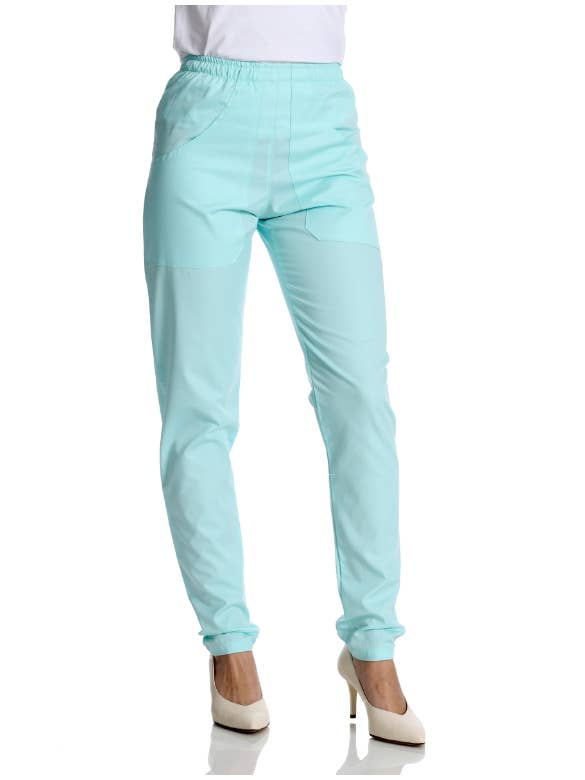 LONDON WORK TROUSERS TIFFANY GREEN for wholesale by West Rose abbigliamento professionale