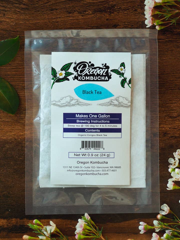 Certified Organic Keemun Congou Black Tea for wholesale by Oregon Kombucha