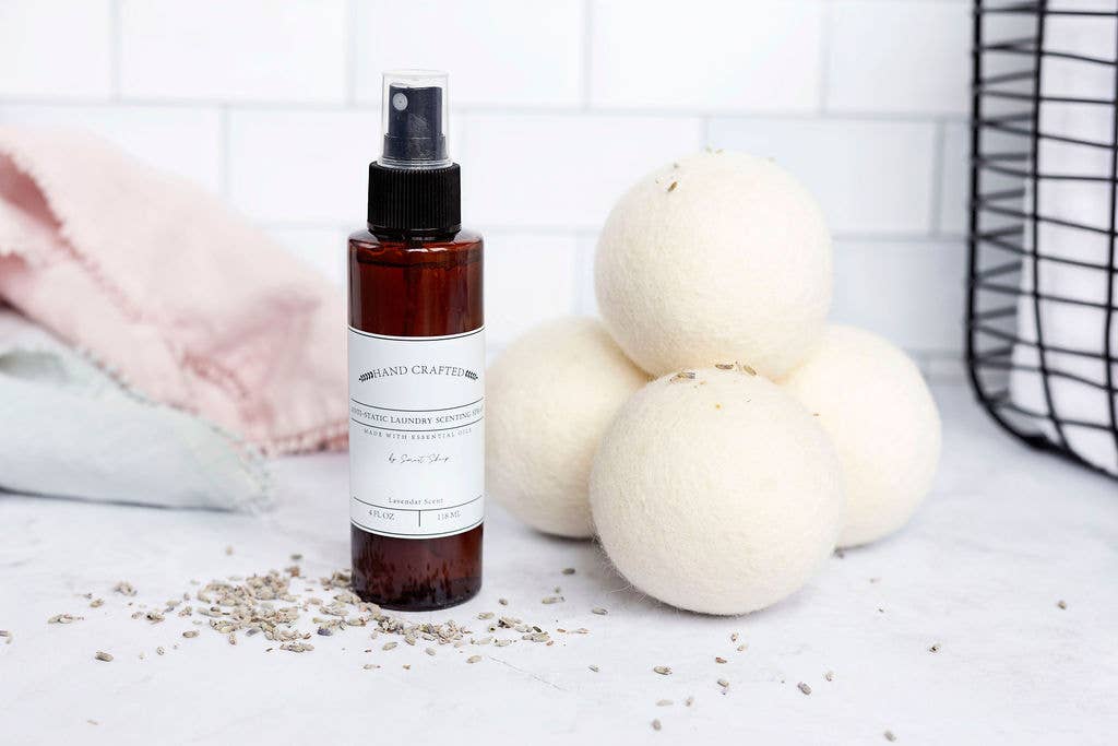 Mama Moon Boutique LLC - Wholesale Dryer Balls - Smart Sheep Anti-Static Essential Oil Scenting Spray Lav2