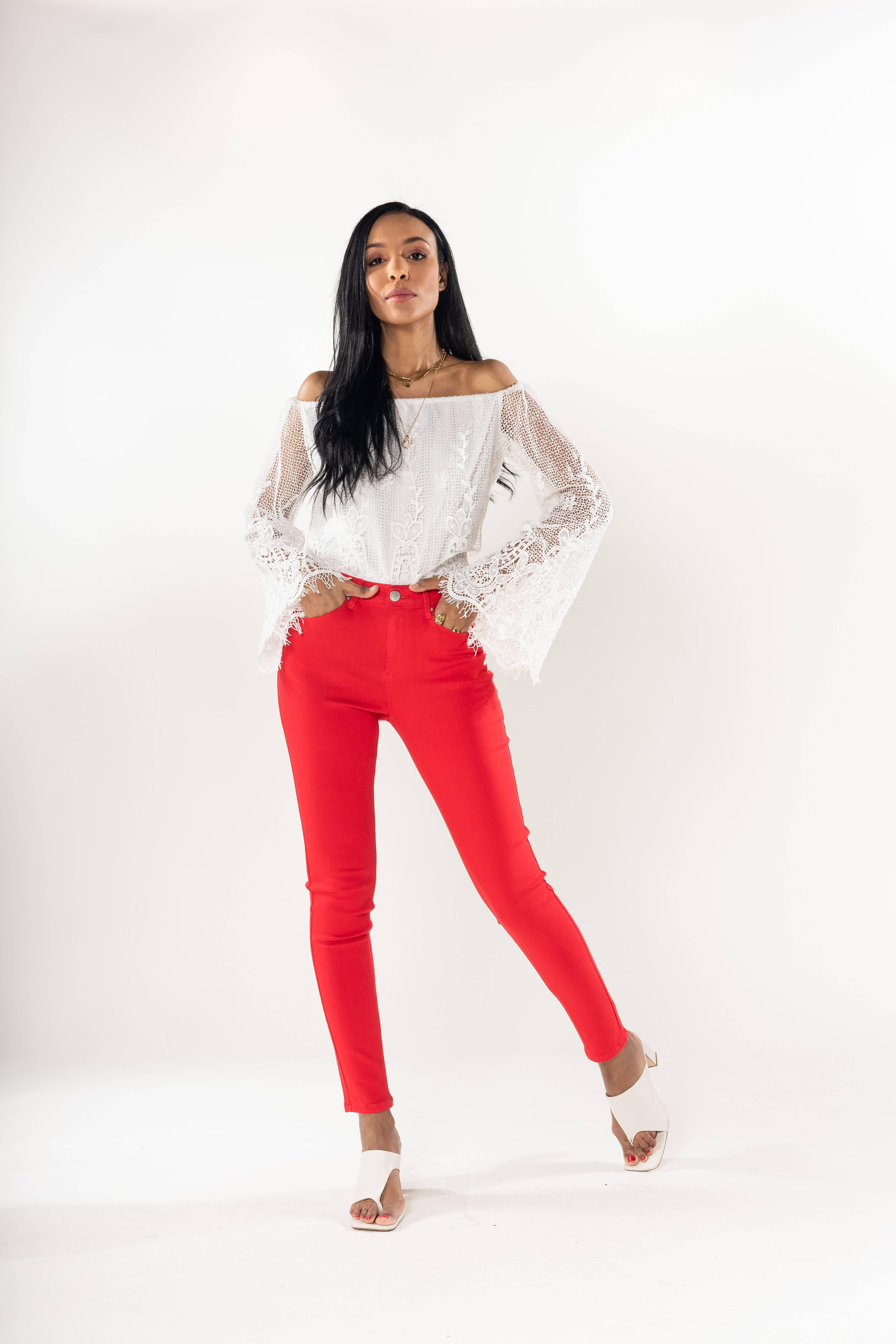 Nina Carter - Wholesale Jeans - Women's - Skinny Push Up Comfortable High Waist Super Stretch P10669