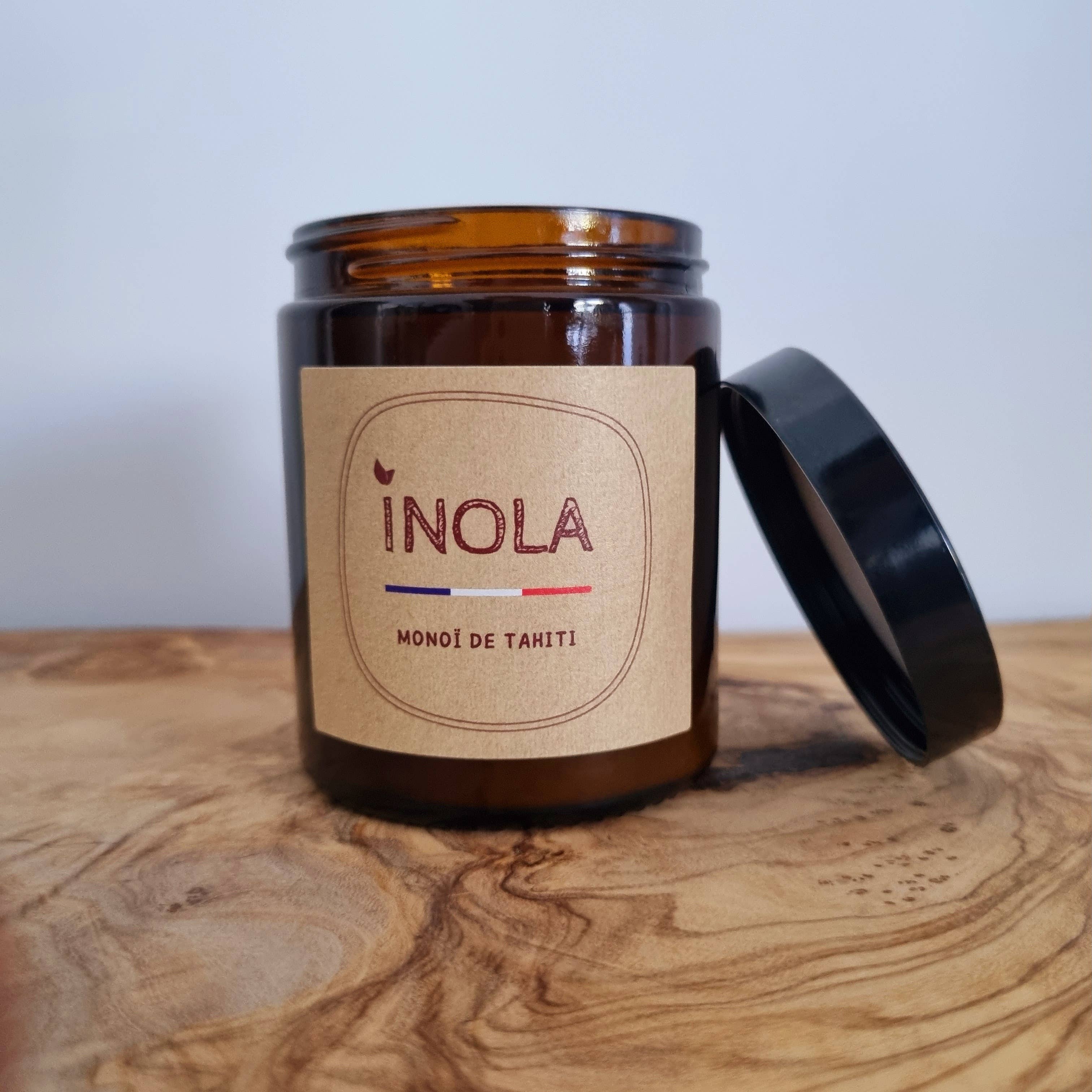 Inola - Wholesale Jar/Filled Candle - Tahitian Monoi Candle 180g