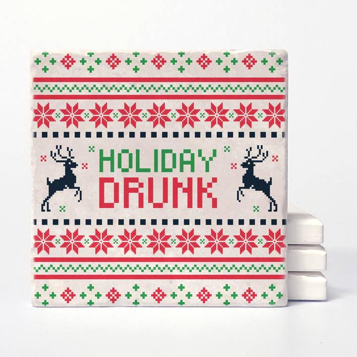 Versatile Coasters Canada - Wholesale Coasters - Holiday Drunk Coasters0