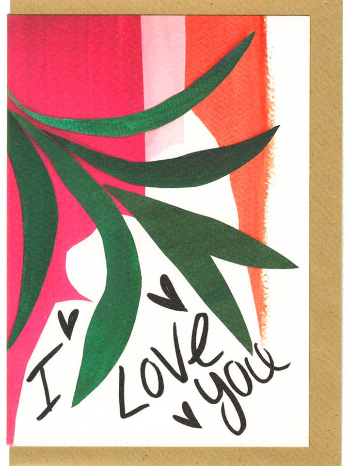 I Love You Card for wholesale by Hot House Collection