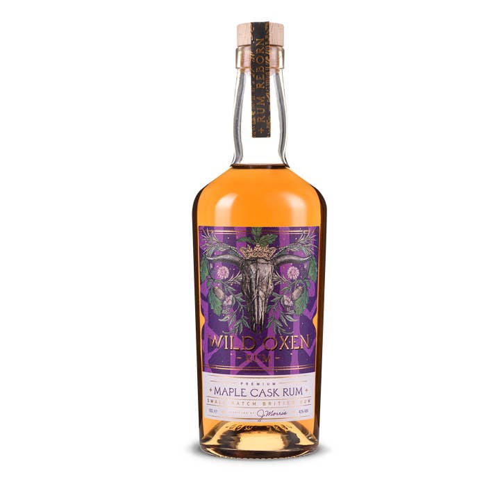 Abingdon Distillery – wholesale Rum – Wild Oxen Maple Cask Aged Rum 70cl