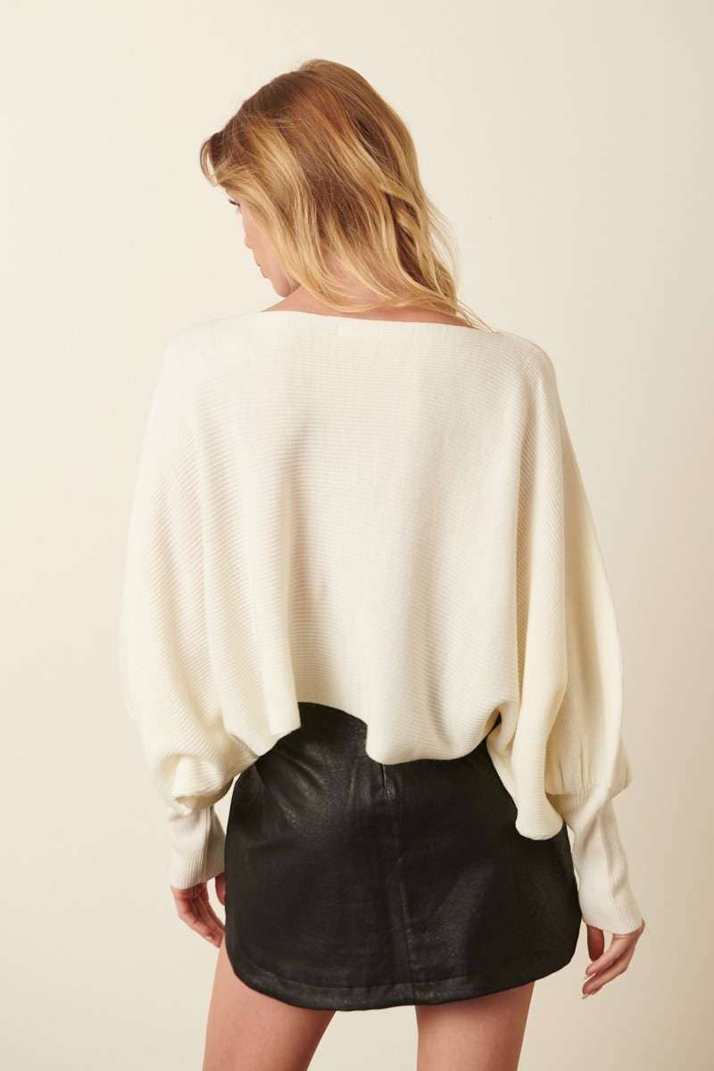 mittoshop - Wholesale Pullover-trui - Dames - GEBREIDE TRUI MET LANGE MOUWEN EN DOLMAN MET BOOTHALS15